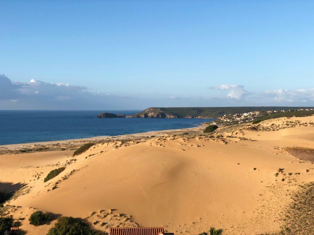 Torre Dei Corsari Mit Aussicht Auf Meer Und Dune Bagian luar foto