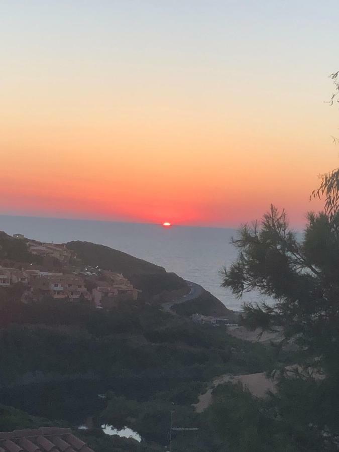 Torre Dei Corsari Mit Aussicht Auf Meer Und Dune Bagian luar foto